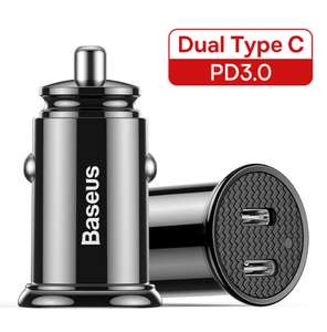 Baseus 30W USB Car Charger Quick Charge 4.0 3.0 FCP SCP USB PD For Existing Customers (£6.83 existing) - BASEUS Official Store