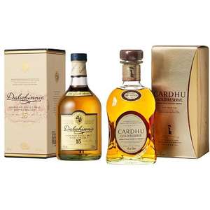 Dalwhinnie 15 Year Old Whisky AND Cardhu Gold Reserve Single Malt Scotch Whisky, 2 x 700ml £57.30 @ Amazon