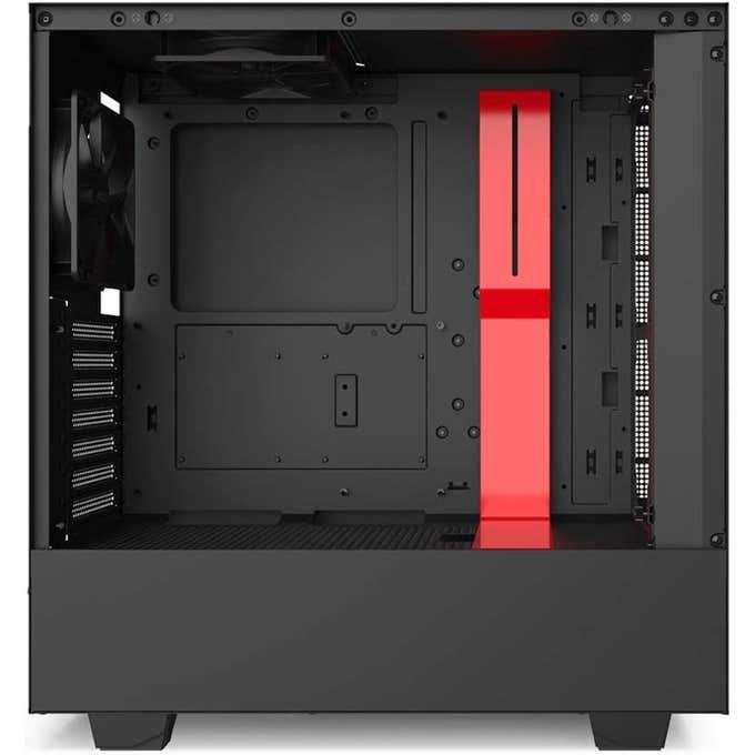 NZXT H511 / H510 Tempered Glass Mid Tower ATX/mATX PC Case - Black/Red £49.99 @ AWD-IT