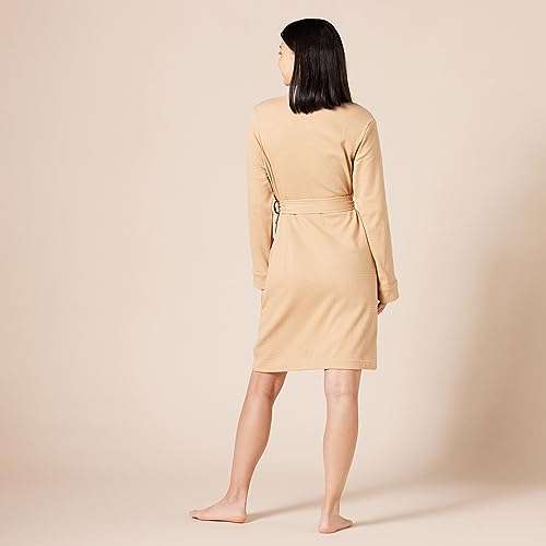 Amazon Essentials Women's Lightweight Waffle Mid-Length Robe - size M