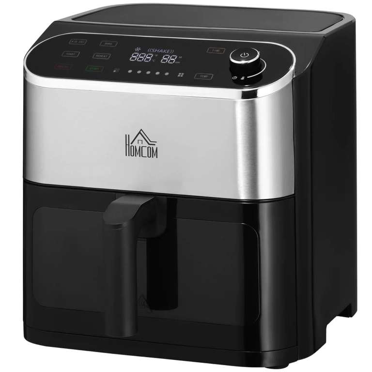 HOMCOM 6.5L 4 in 1 Air Fryer, Air Fry, Bake, Roast and Reheat with Digital Display now £90.94 delivered with code From Aosom