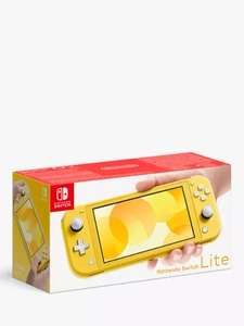 Nintendo Switch Lite (Yellow) £174.50 with member code @ John Lewis