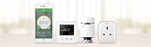 Drayton Wiser Smart Heating Radiator Thermostat Works with Amazon Alexa, Google Home, IFTTT