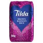 Tilda Basmati/jasmine/Brown Basmati Rice 500g (+ £1.00 Off with Shopmium App)