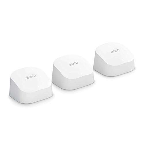 Amazon eero Mesh Wi-Fi 6 Router System (3 Pack - Router + Two Extenders) £161 @ Amazon