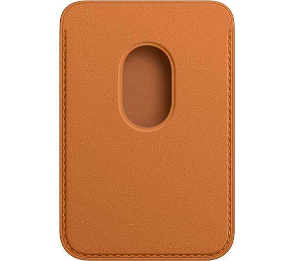 APPLE iPhone Leather Wallet with MagSafe - Golden Brown + 3 Months Apple Music - £19.97 Free Collection @ Currys