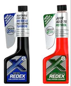 Redex Diesel Fuel System Cleaner / Redex Petrol Fuel System Cleaner - 250ml - Two shots