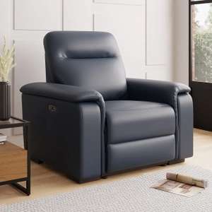 Bianca Matte Faux Leather Electric Reclining Armchair 4 Colours £249.50 @ Dunelm