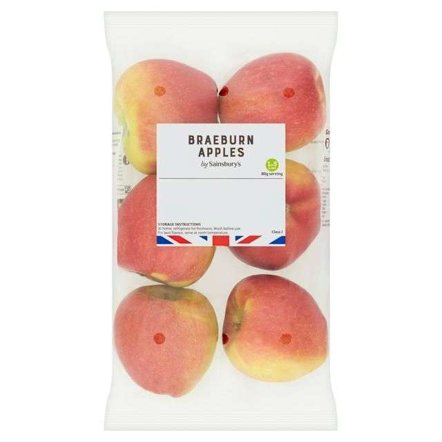 Braeburn Apples x6 £1 @ Sainsbury's