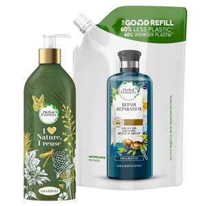 Herbal Essences Argan Oil Shampoo Reusable Bottle 430Ml £5.20 @ Tesco