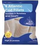 Wild Caught Atlantic Cod Fillets 400g - £2.99 @ Farmfoods