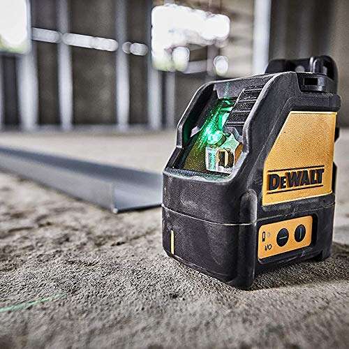 DEWALT 2-Way Self Levelling Cross Line Green Beam Laser with Carry Case DW088CG - £135 delivered with Amazon