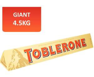 Giant Toblerone Milk Chocolate Gift Bar, 4.5kg