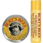 Burt's Bees Gift Set For Lip & Hand, Beeswax Lip Balm and Hand Salve in a Christmas Box