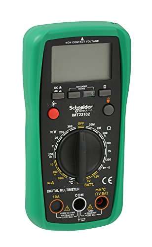 Schneider Electric Thorsman - Digital Multimeter, Voltmeter/Ammeter/OHM AC DC Tester, 300V, CAT III, IMT23102 - £16.99 @ Amazon