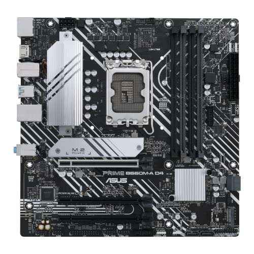 ASUS PRIME B660M-A D4 Micro ATX Motherboard £104.90 @ Amazon