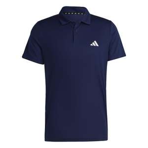 adidas Men's Train Essentials Training Polo Shirt Polo Shirt Dark Blue / White