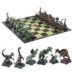 The Noble Collection Jurassic Park Chess Set - 32 Highly Detailed Plastic Chess Pieces £37.70 @ Amazon