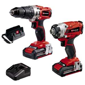 Einhell Cordless Drill and Impact Driver with 2x2.0Ah battery sold and dispatched by Electrical Emporium