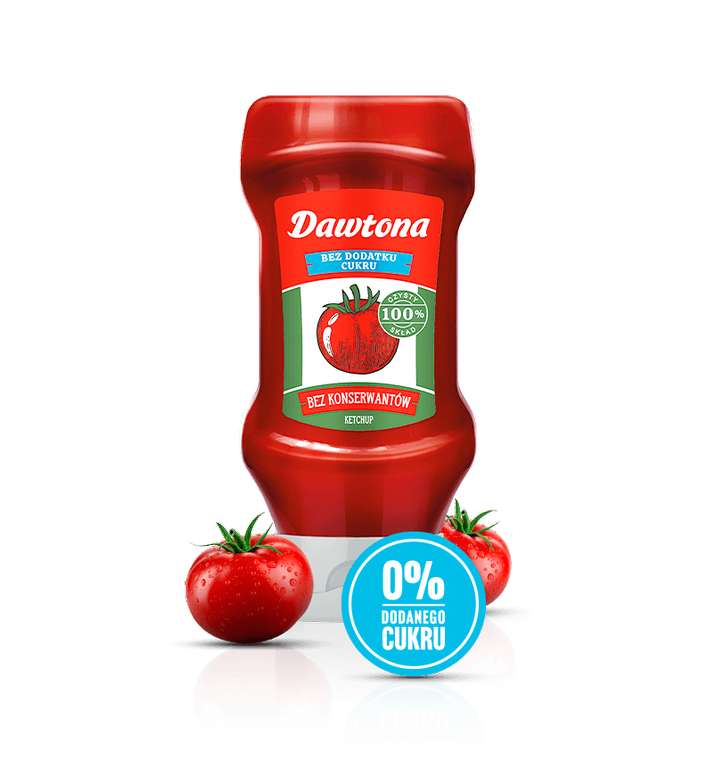Dawtona ketchup 430g - Ashby de la zouch