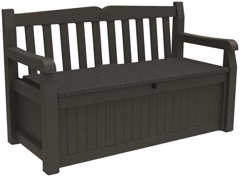 Keter Eden Bench 265L Garden Storage Box – Grey £108 + Free Click and Collect (Selected Stores) @ Argos