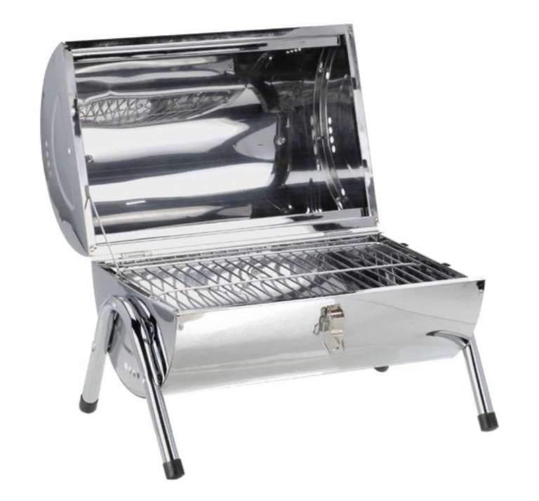 HI-GEAR Stainless Steel Portable Double Sided BBQ - £15 (Members Price + £5) Free Click & Collect @ Go Outdoors