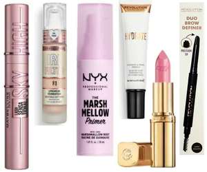 20% off make up Brands include Maybelline, Revolution, Rimmel, NYX, L'Oreal Paris Free Click and collect From Superdrug