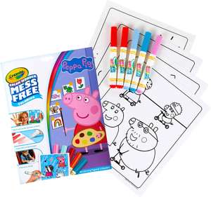 CRAYOLA Pegga Pig Color Wonder Mess Book, Multi, One Size £5.62 @ Amazon