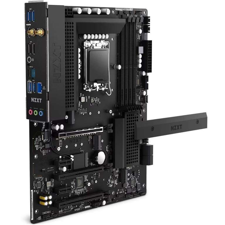 NZXT N5 Z690 DDR4 ATX Motherboard - PCIe 5.0, WiFi 6E, 4x M.2, 8x USB, USB-C 3.2 Gen 2, 2.5GbE - Black / White - £104.99 Delivered @ NZXT