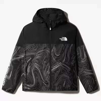 Boys' Never Stop Printed WindWall Hoodie S-XL - £35 with free collection @ The North Face