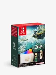 Nintendo Switch OLED Console The Legend of Zelda: Tears of the Kingdom Edition - £299.99 with code (My JL Members) @ John Lewis & Partners