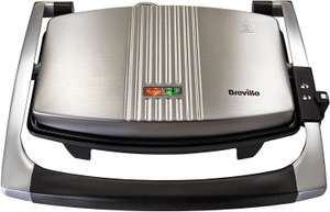 Breville VST025 Sandwich & Panini Press - Stainless Steel £25 + Free click & collect @ Argos