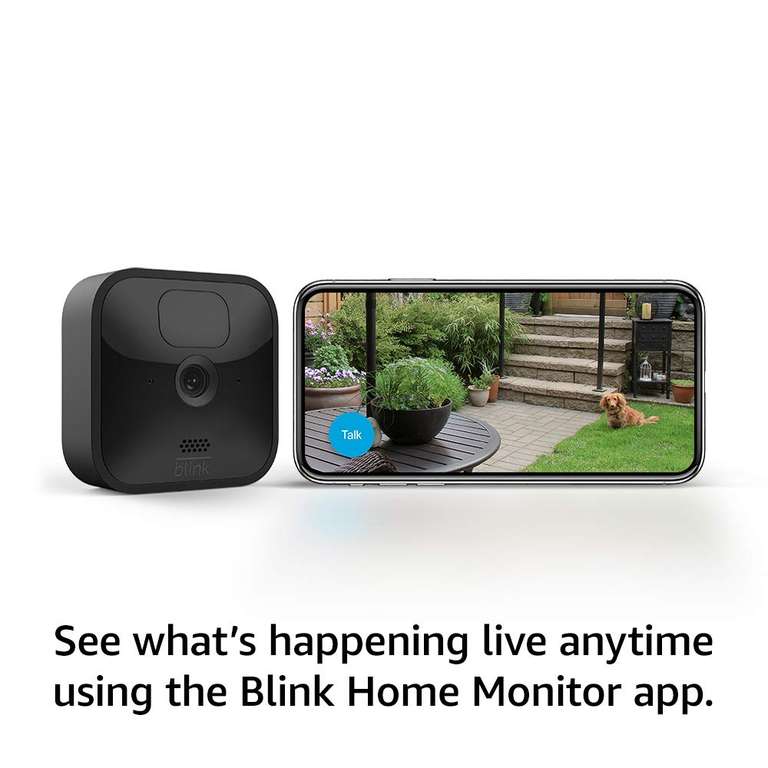 Blink Outdoor with two-year battery life | 1-Camera System + Blink Video Doorbell | HD Smart Security camera, motion detection,