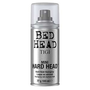 Bed Head by Tigi Travel Size Hard Head Hairspray for Extra Strong Hold 100ml £3 (£2.70 or less using Subscribe & Save) @ Amazon