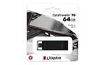 Kingston DataTraveler 70 - DT70/64GB USB-C Flash Drive Black - £3.09 @ Amazon