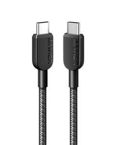 Anker USB C Cable, 310 USB C to USB C Cable (3ft or 6ft £3.50), (60W/3A) with voucher Sold by AnkerDirect UK FBA