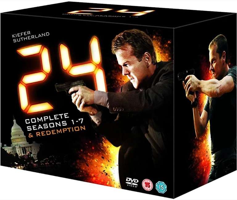 24 - Seasons 1-7 & Redemption [DVD] (Used) - £5 (Free Click & Collect) @ CeX