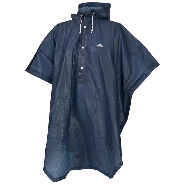 Trespass Canopy Rain Poncho Water Resistant Festival Cape with Hood (Size L) - Prime exclusive