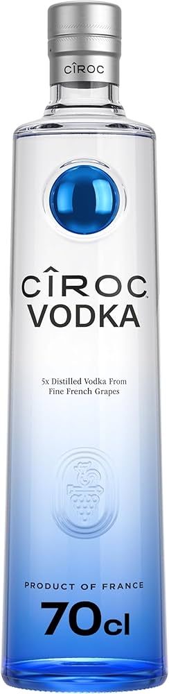Cîroc Premium Vodka 40% vol ABV, 70cl - £19 / £17 S&S