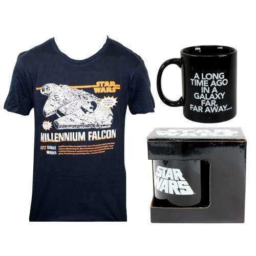 Star Wars Millenium Falcon Medium T-Shirt + Far Far Away Mug 350ml = £7.77 + free delivery @ Toptoys2u