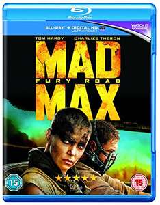 Mad Max: Fury Road Blu-ray £4.50 Amazon UK