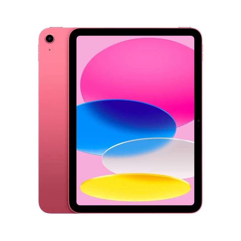 Apple 10.9 Inch 10th Gen iPad (WiFi / 64GB) - Silver / Yellow / Blue / Pink