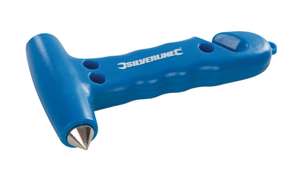 Silverline 395235 Emergency Hammer and Belt Cutter 150mm - £4.14 @ Amazon