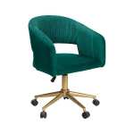 Georgette Pleated Office Chair - Emerald / Grey - £75 + £6 Delivery @ Homebase