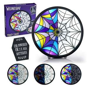 WOW! STUFF Wednesday Window Moodlight with Multi-Modes | Wednesday Addams multiple Light modes