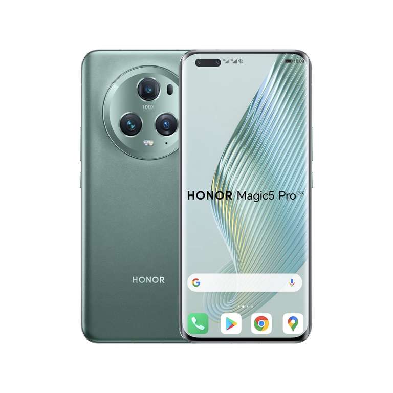 HONOR Magic5 Pro, 5G Smartphone, 512GB 12GB RAM, Dual SIM, Meadow Green