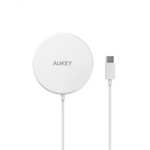 AUKEY LC-A1 Aircore 15W Magnetic Wireless Charger - White & Black Colours - £6.99 Delivered With Code @ MyMemory