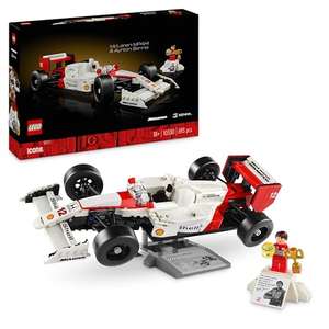 LEGO Icons McLaren MP4/4 & Ayrton Senna Vehicle Set, F1 Race Car set 10330