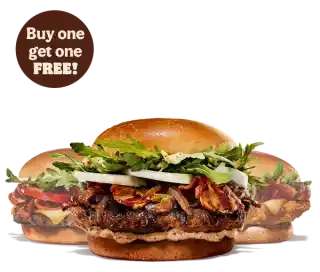 Buy One Peppercorn Angus / Steakhouse Crispy Chicken Get Another Free (Via App) @ Burger King
