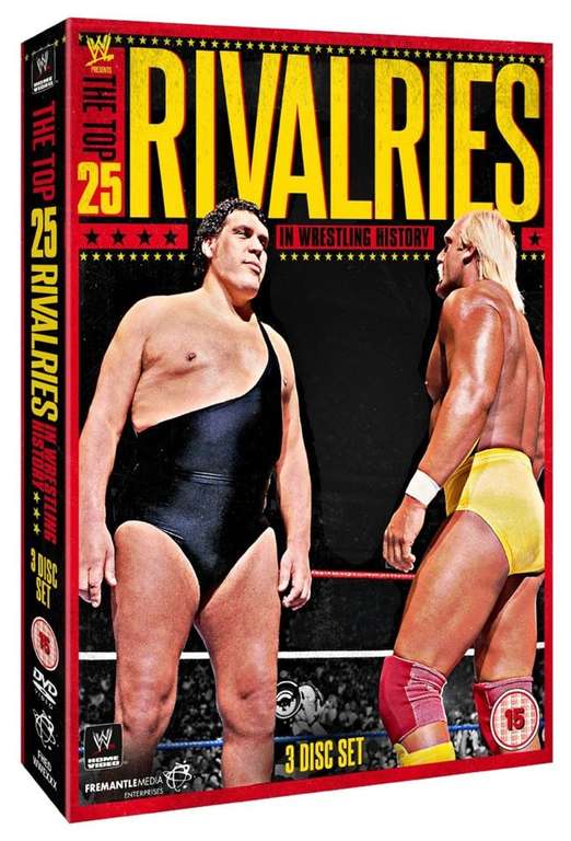 WWF / WWE : The Top 25 Rivalries in Wrestling History DVD (Used) - £3.19 with code @ World of Books
